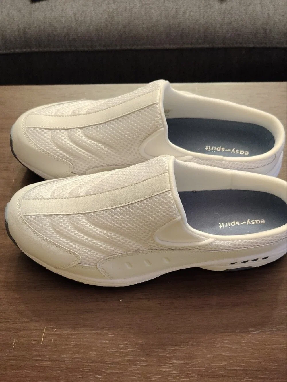 Easy Spirit Women's Slip-On Sneakers in White, 10 W.